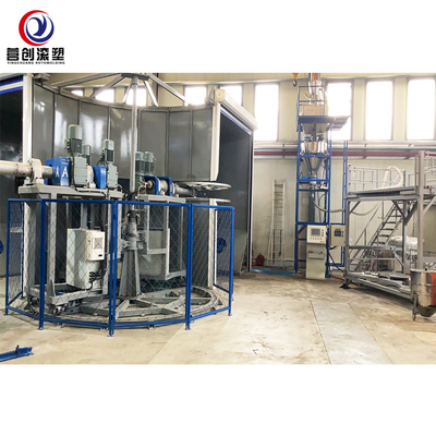 kopen 220V-480V roterende gietmachine voor kleding met plastic verpakkingsmateriaal online manufacture