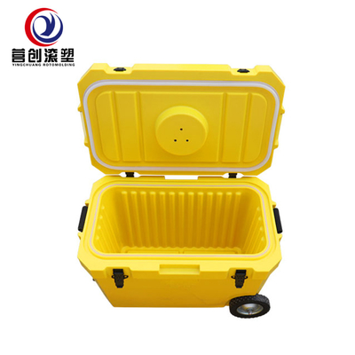 kopen Gele rotomolded lunchbox met handige bindpunten online manufacture
