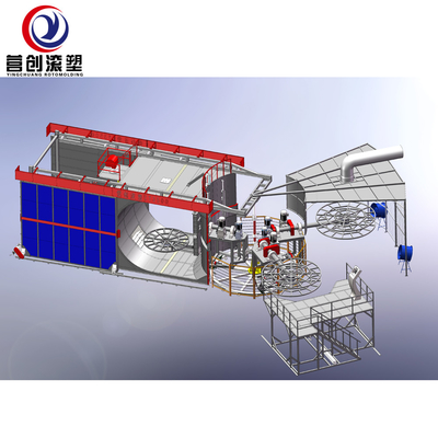 kopen Efficiënte LLDPE-rotatievormmachine voor grootschalige productie online manufacture