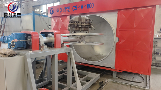 kopen Verstelbare rotatiesnelheid shuttle rotomolding machine voor de productie van productie-installaties online manufacture