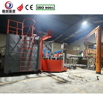 kopen Op maat gemaakte carousel rotomolding machine met hoge capaciteit en hoge temperatuurcapaciteit online manufacture