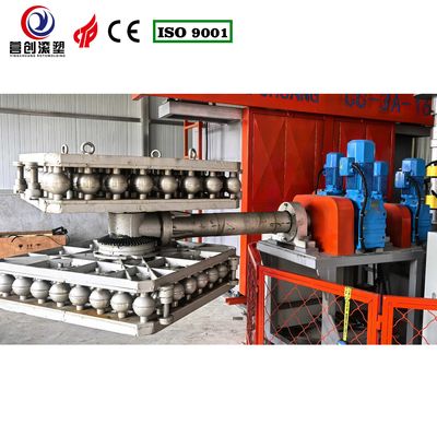 kopen 62 kW aanpasbare bi-axiale rotomoulding machine voor de productie van PP / PE / HDPE / LLDPE pickleballs online manufacture