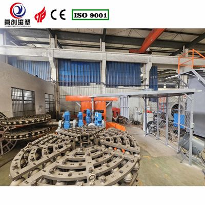 kopen Carrousel rotomolding apparatuur met gecontroleerde koeltemperatuur 0-50C Consistente productie voor pickleball online manufacture
