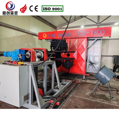 kopen Eenarm automatische shuttle rotomolding machine voor boei productie online manufacture