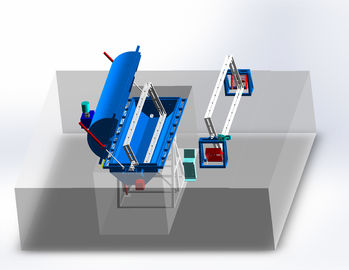 kopen De gemakkelijke Onderhoudsrots - en - rolt Rotomoulding-Machines met Deltaplc Controle online manufacture