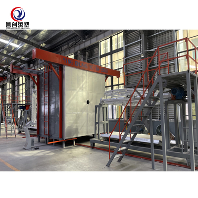 Van de Pendelrotomolding van de speelplaatsdia de Machine Cirkeloven structure