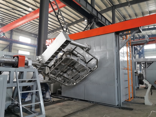 380V/50Hz Rotationele gietapparatuur met Siemens PLC voor productie koelbox