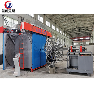 Efficiënte shuttle rotomolding machine met grote productie van tanks