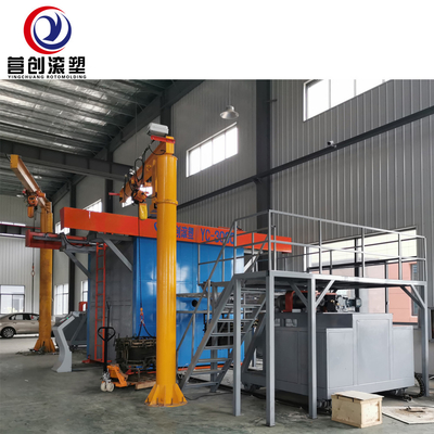 Automatische shuttle rotomolding machine voor warmte-isolatie dozen