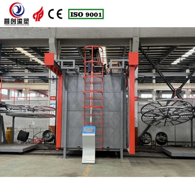 Verstelbare rotatiesnelheid Rotationele gietapparatuur voor automatisering van productie-installaties