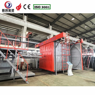 SRM shuttle rotomolding machine / apparatuur