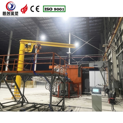 Elektrische capaciteit Rock N Roll Rotomoulding Machine voor complexe op maat gemaakte producten
