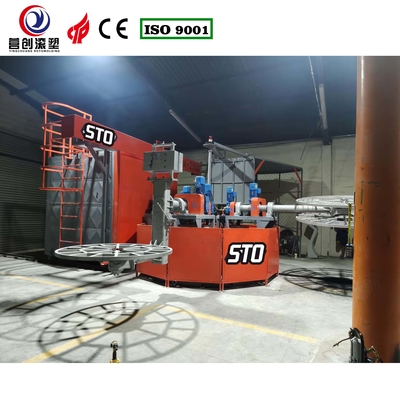 Yingchuang Roto PLC-besturingssysteem Elektrische verwarmingswatertank Productiemachine Carousel Rotomolding Machine