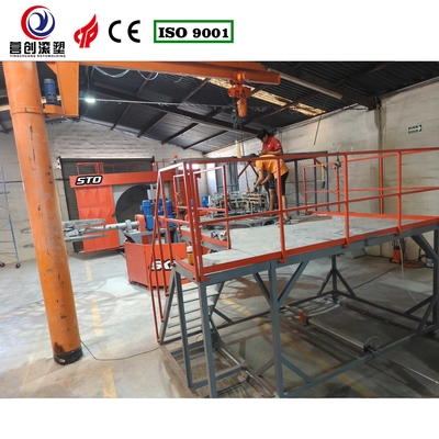 PLC-besturingssysteem Carousel Rotomolding Machine Geavanceerde technologie voor elektrische toepassingen