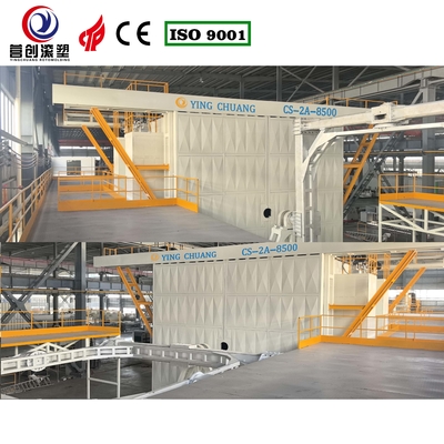 Yingchuang Roto CS-2A-8500 Shuttle Rotomolding Machine van O-armen Gebruikt voor grootschalige rotatiegietproducten
