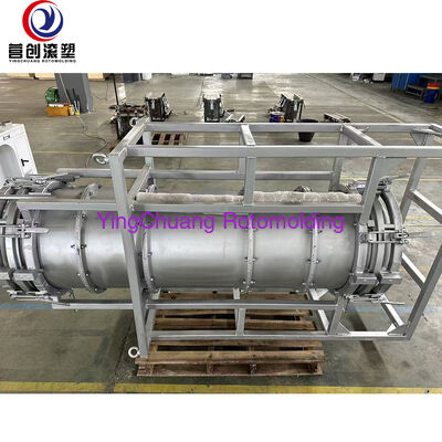 OEM grote pijpflens Rotomold, verdikte cilindrische rotatievorm van aluminiumlegering voor de productie van kunststof pijptanks