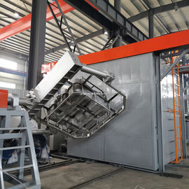 Automatische roterende vormmachine met twee armen voor een tankvolume van 7000 liter