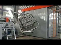 25000L tweearm shuttle rotomolding machine voor het vormen van kunststof