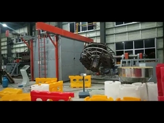 25000L tweearm shuttle rotomolding machine voor het vormen van kunststof