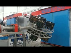 Rotomoldmachine voor shuttles