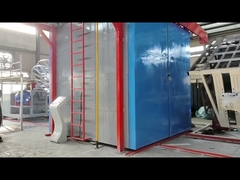 Automatische shuttle rotationele gietmachine voor op maat gemaakte holle plastic producten