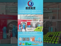 Pickleball elektrische verwarming Bi-axiale carrousel rotomoulding machine