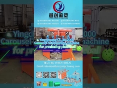 Automatisch bedieningssysteem biaxiaal carrousel rotatiegietmachine voor pickleball