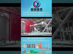 Yingchuang Roto CS-4A-5000 Multi-arms Shuttle Rotomolding Machine voor dubbele gelaagde watertank