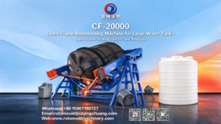 Yingchuang CF-20000 Rotatievormmachine met open vlam | Snelle verwarming, eenvoudig uit één stuk verwijderen