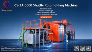 CS-2A-3000 Shuttle-rotatievormmachine | Ontwerp met meerdere stations met eenvoudige en nauwkeurige handmatige mol